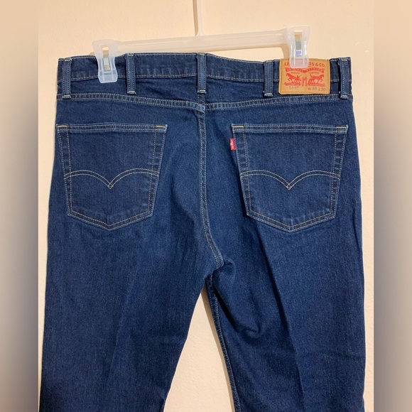 Levi’s Men’s 511 Dark Wash Stretch Denim 38x30 Jeans - Picture 5 of 9